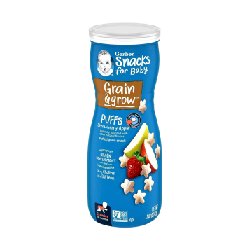 Baby Puffs - Gerber Strawberry & Apple 8M+ (42g)